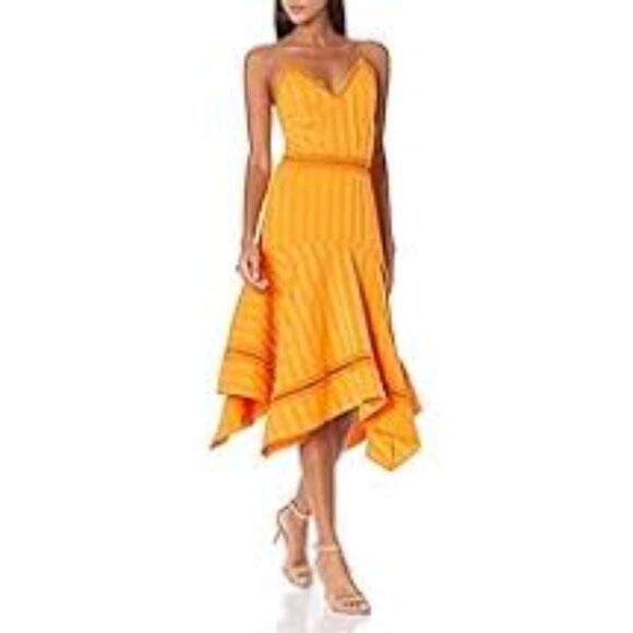 Keepsake ARROWS MIDI DRESS ORANGE - Picture 3 of 4